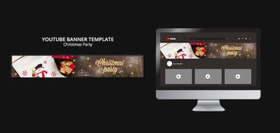 Flat Design Merry Christmas Template – Free Download