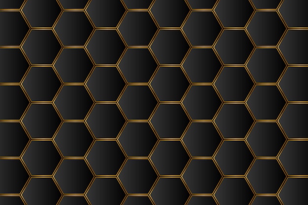 Gold Hex Background Split Hexagons – Free Stock Photo, Download for Free