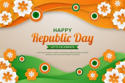 Background for India Republic Day Celebration – Free Download