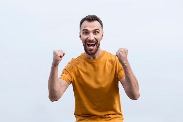 Extremely Happy Man – Free Stock Photo for Download