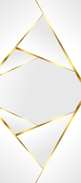 Geometric Golden Lines on White Background – Free Download