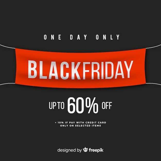 Black Friday Background Vector Template – Free Download