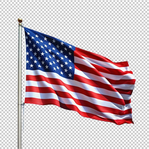 A United States Flag Flying in the Air – Free Download