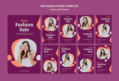 Trendy Fashion Sale Instagram Stories Template – Free Download