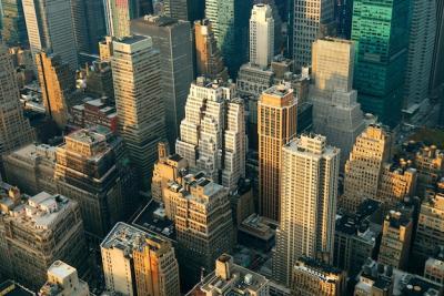 Manhattan Skyline Aerial View of New York City – Free Download