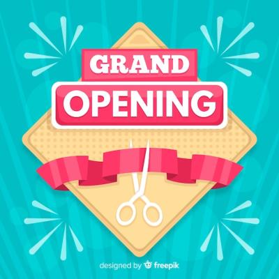 Grand Opening Vector Templates – Free Download