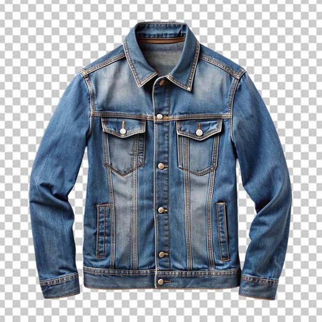 Denim Jacket on Transparent Background – Free Download