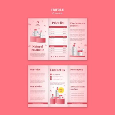 Cosmetic Template Design – Free Download, Download Free Stock Photo