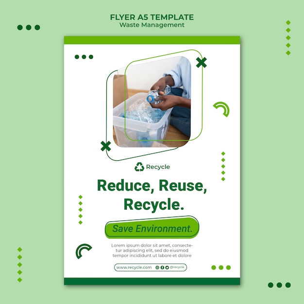 Waste Management Poster Design Template – Free Stock Photo for Download