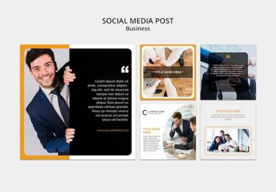 Business Social Media Template – Free Download