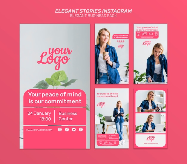 Elegant Instagram Stories Template – Free Download