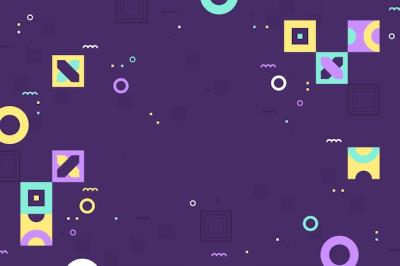 Flat Geometric Background – Free Download