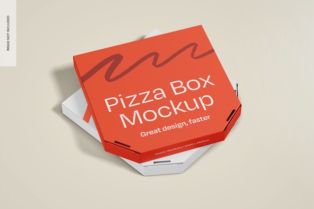 Pizza Boxes Mockup – Free Download