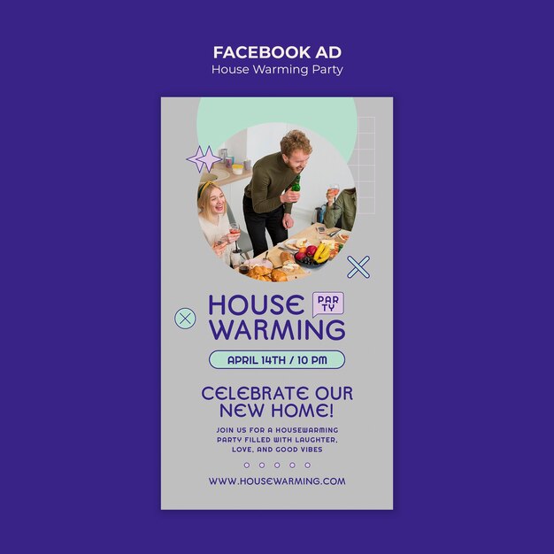 House Warming Template Design for Creative Projects – Free Download