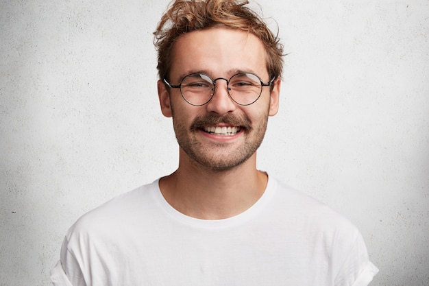 Young Man with Beard and Round Glasses – Free Stock Photo, Download for Free