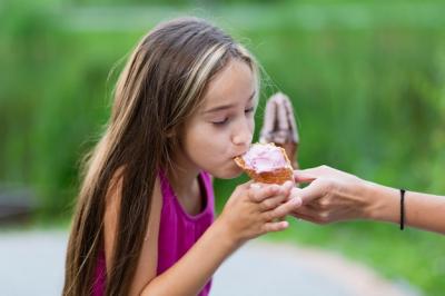 Girl Enjoying Ice Cream – Free Stock Photo for Download