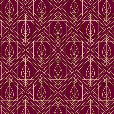 Art Deco Pattern in Flat Design – Free Download