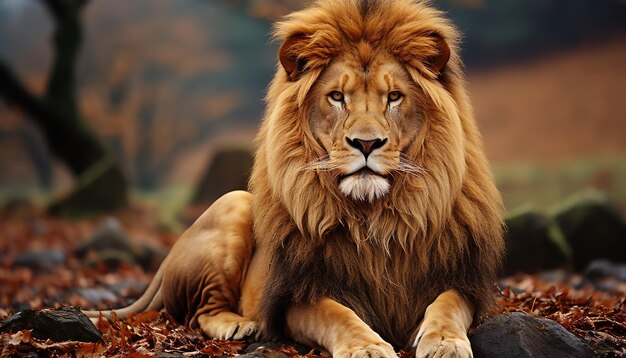 A Lion Gazes into the Camera – Free Stock Photo for Download