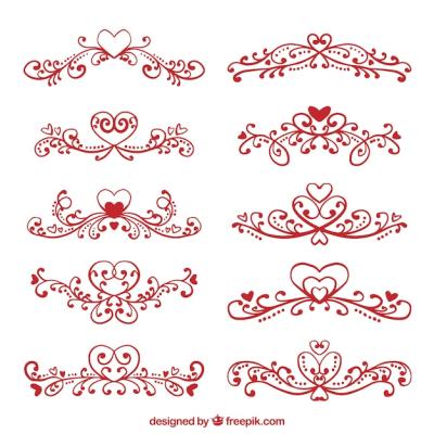 Hand Drawn Ornamental Borders – Free Download