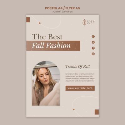 Autumn Fashion Event Poster – Free Download