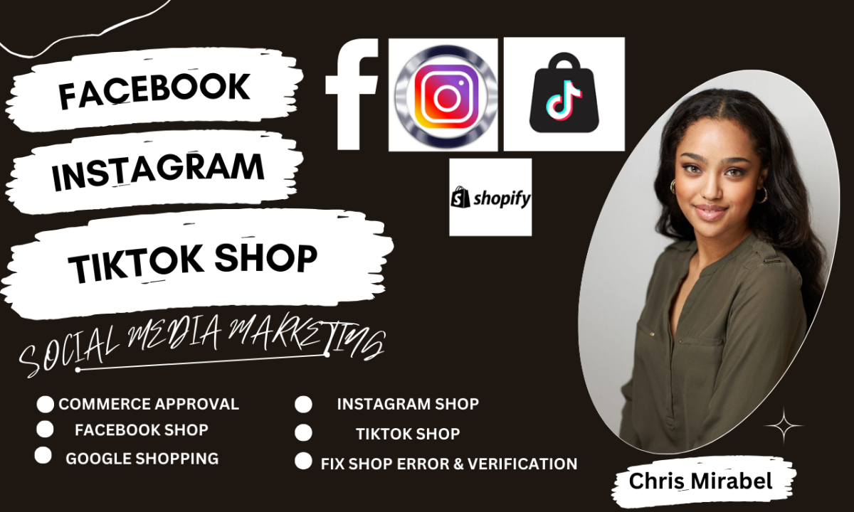 I Will Fix and Manage Your USA TikTok Shop, Facebook Shop, and Instagram Shop Ads with Full Marketing Services