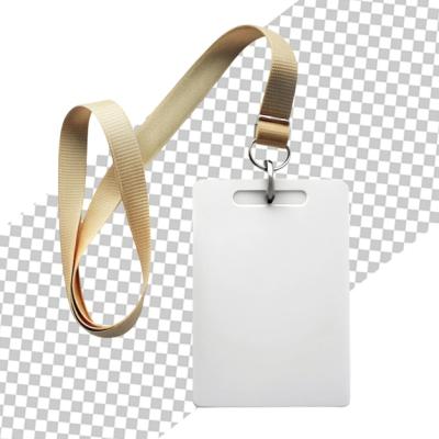 Blank ID Card with Ribbon – Free to Download