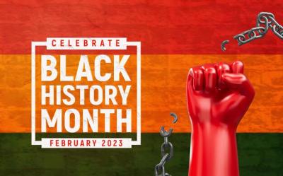 Black History Month Banner Template Featuring Hand and Broken Chain – Free Download