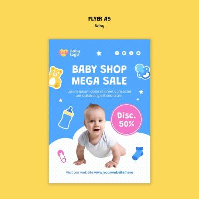 Creative Baby Flyer Template Design for Your Projects – Free Download