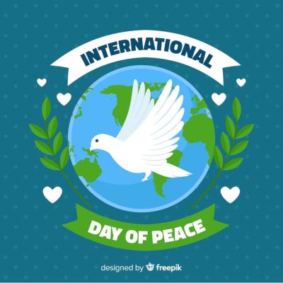 Beautiful Peace Day Background – Free Download