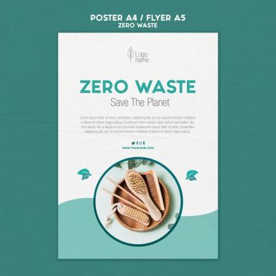 Zero Waster Flyer Template – Free Download