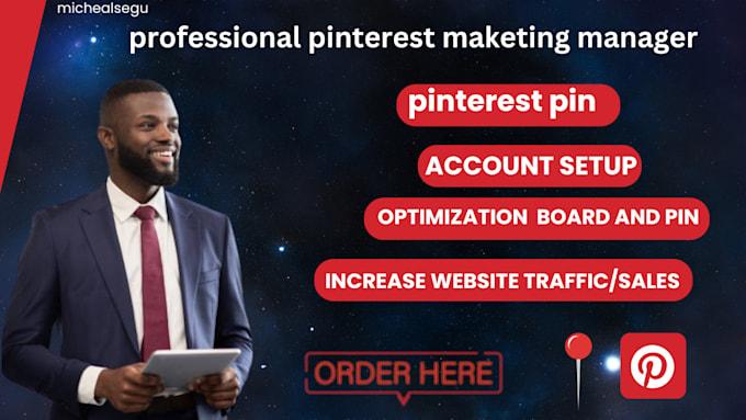 I Will Be Your Professional Pinterest Marketing Manager