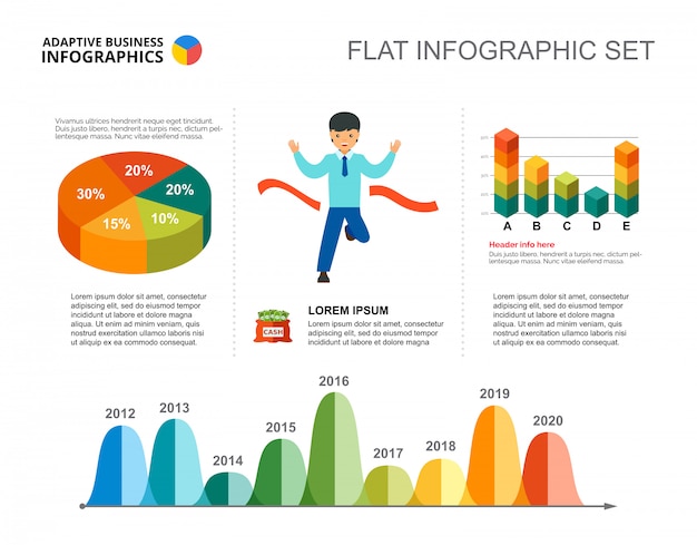 Timeline and Percentage Chart Templates for Presentations – Free to Download