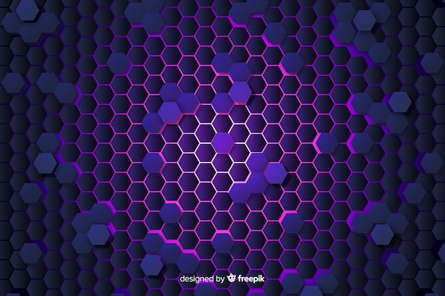 Technological Honeycomb Background – Free Download