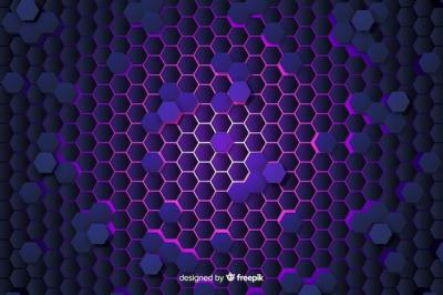 Technological Honeycomb Background – Free Download