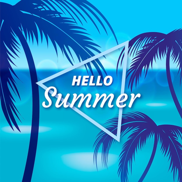 Realistic Summer Background – Free Download for Stunning Designs