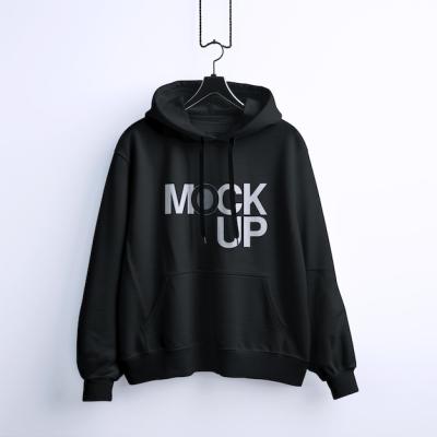 Black Male Hoodie Hanging on Hanger – Free Download