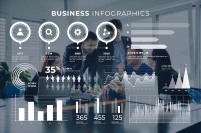 Business Infographic Design – Free Stock Photo for Download