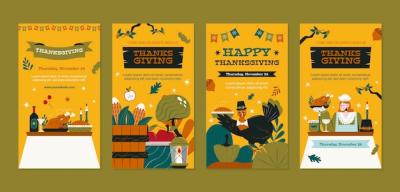 Thanksgiving Celebration Instagram Stories Collection – Free Download