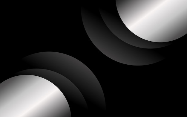 Modern Abstract Black and White Gradient Background – Free Download