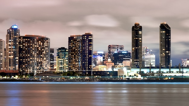 Night Cityscape of San Diego, USA – Free Download