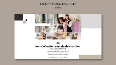 Minimalist Sales Facebook Template – Free to Download