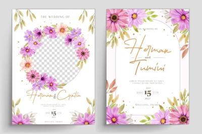 Hand Drawn Watercolor Floral Seamless Pattern – Free Stock Photo for Download