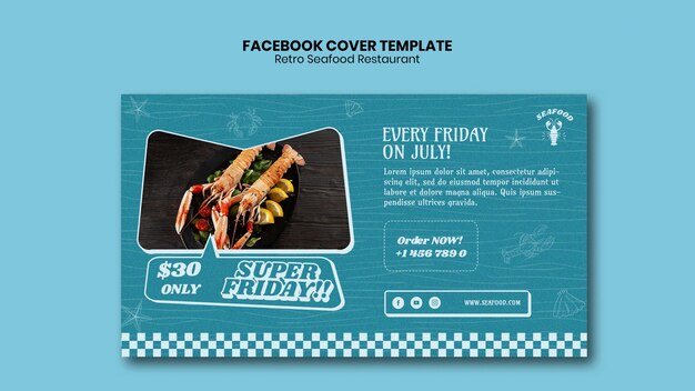 Delicious Food Restaurant Facebook Cover – Free Download