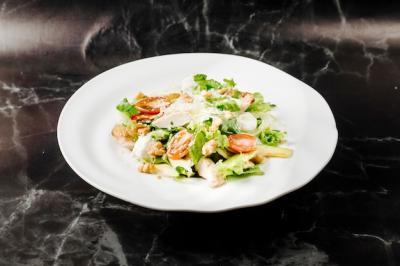 Caesar Salad on Black Marble – Free to Download