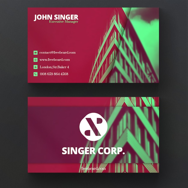 Architectural Elements Business Card – Free Download