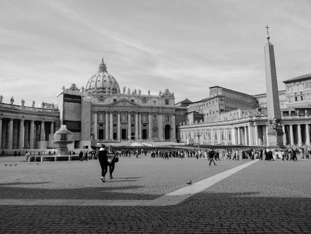 People in Front of Historic Building Against Sky – Free Stock Photo, Download for Free