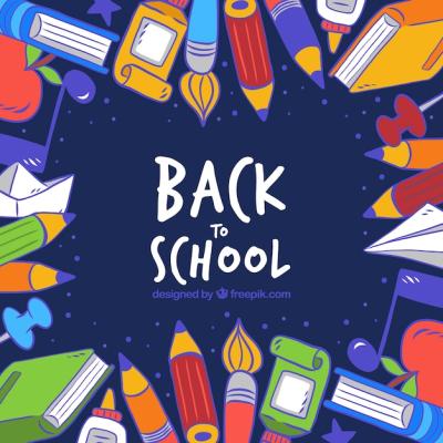 Back to School Background with Tools – Download Free Stock Photo