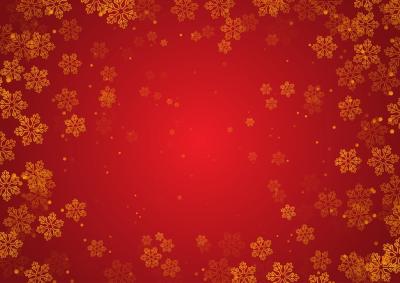 Golden Snowflakes Christmas Background – Free Download