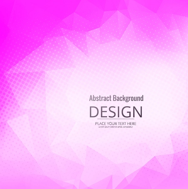 Pink Polygonal Geometric Background â Free Download