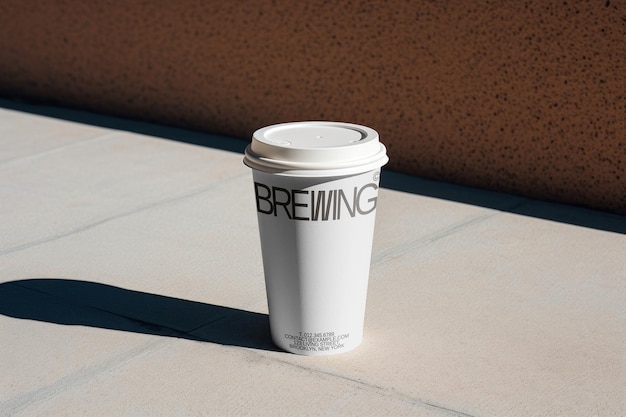 Paper Coffee Cup Mockup PSD – Free Download